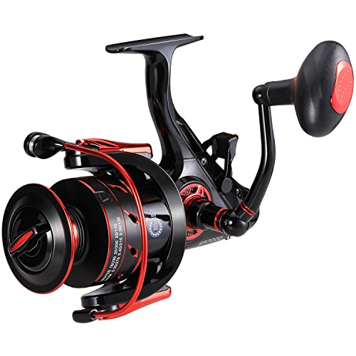 Sougayilang Carp Spinning Reel Carbon Fiber Drag for Fishing Action Bait Feeder Standard Fishing Reel Runner for Freshwater - size: SA4000