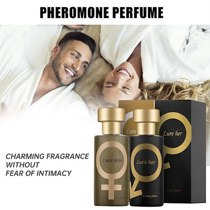 VeniCare Golden Lure Cologne for Men 1.7 Fl Oz – Irresistible “Lure Her” Perfume, Long-Lasting Masculine Fragrance for Attraction & Confidence