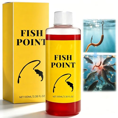 2026 Upgraded Concentrated Fish Attractant Liquid, 100ml Powerful Fish Point Liquid Bait for Trout, Panfish and More, Enhances Scent & Improves Biteresponse - color: 1PC