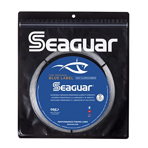 Seaguar Blue Label Big Game Saltwater Fishing Leader Line, 100% Fluorocarbon - size: 30 meters/300lbs