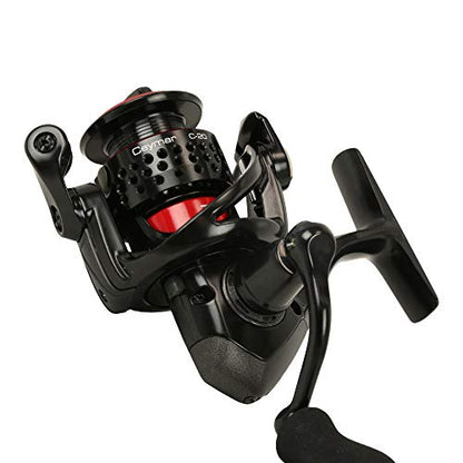 Okuma Ceymar Graphite Lightweight All Purpose 8BB Spinning Reel - color: Black/Red, size: C-30, 110yd-10LB (Pack of 12)