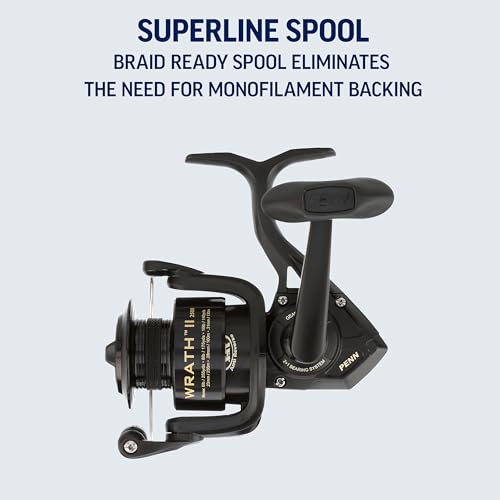 Penn Wrath II Spinning Fishing Reel - size: 2500