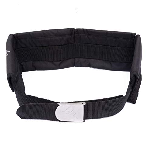 Scuba Weight Belt, 4 Pocket Freediving Dive Diving Accessories - fit for Waist 32" to 52" - color: Hook and Loop