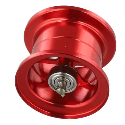 Modified Spool for Daiwa Alphas SV TW 21 22 Baitcasting Reel, 7075 Aluminum Alloy Lightweight Part 7.7g, Jigging Finesse Bass Trout Fishing Replacement Accessory - color: red