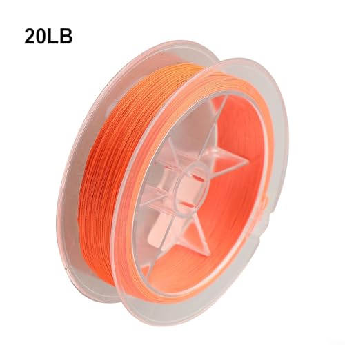 FABULETTA Dacron Fishing Line Backing Polyester Fly Line Low-Stretch Dual-Color 50m for Trout Salmon 20lb 30lb Strength - size: A