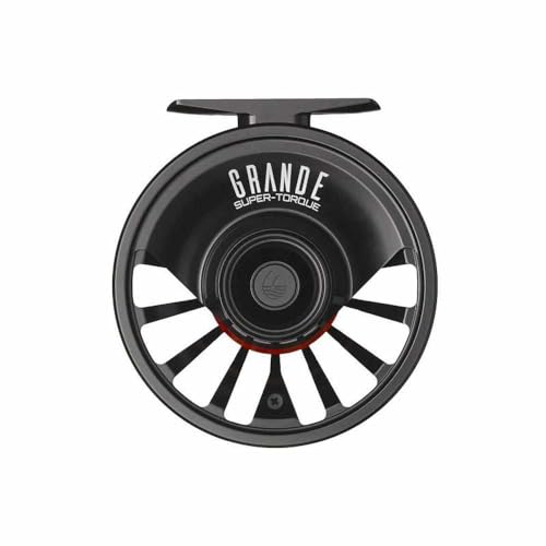Redington Grande Fly Fishing Reel, Heavyweight Big Game Fly Reels, Freshwater and Saltwater, Super-Torque Drag System, Black, 9/10/11 - color: Black, size: 9/10/11