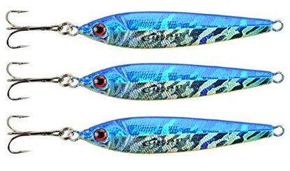 1.5oz-2.5oz Bullet Jig - 3 Pack - 4 Colors & 3 Weights to Choose from - color: Herring, size: 2.5oz