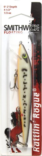 Smithwick Lures Floating Rattlin' Rogue Fishing Lure - color: Sunbeam Golden Bass