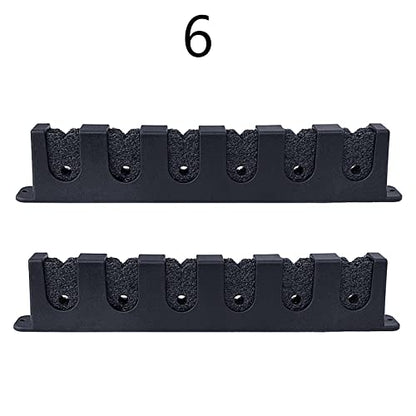 Horizontal 3/4/6 Rod Storage Rack Fishing Holder Wall Mount Stand Foam Inserts with Screw for Garage Carp Accessory Holder for Bathrooms On Wall Stand Standing Toilet Travel Children