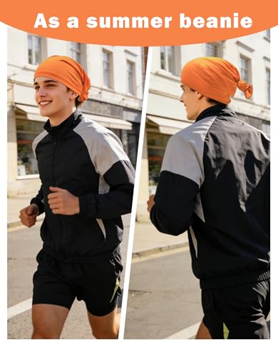 Fishing Neck Gaiter, Sun Protection Face Mask, Cooling Neck Shield Scarf Cycling Balaclava Bandana for Men and Women - color: Orange Pack