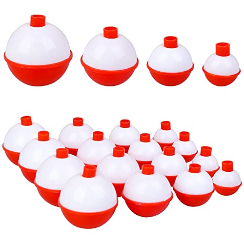 15pcs/16pcs Fishing Float Bobbers Set - ABS & Foam Material, Weighted Design, Multiple Sizes & Vibrant Colors, High-Visibility Tackle Accessories for Freshwater & Saltwater Angling - color: 16pcs-1.57in/1.37in/1.18in/0.98in