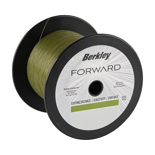 Berkley Forward Braid Fishing Line - color: Low-Vis Green, size: 8 lb - 1500 yd