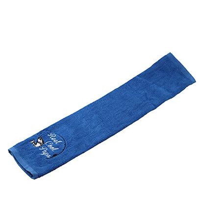 Fishing Towel Fisherman Gift Reel Cool Dad Papa Embroidered Towel with Clip - color: Reel Cool Papa