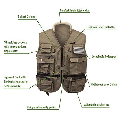 FROGG TOGGS Hellbender ToadSkinz Fishing Vest - size: X-Large