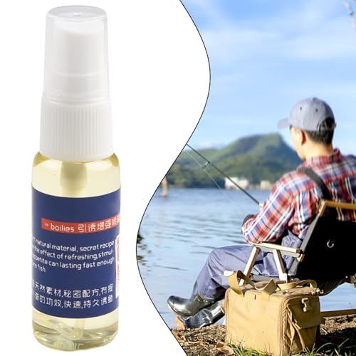 Amplify Your Hookbaits with Carp Fishing Bait Additive Spray Increase Your Catch Rate, 20ml (Sea Food)