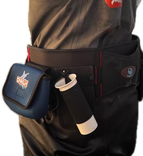 Wade Fishing Belt - Wading Belt Fishing Belt - Whitley Back-Pro - Wade Belt Pouch - Rod Holder Options Available