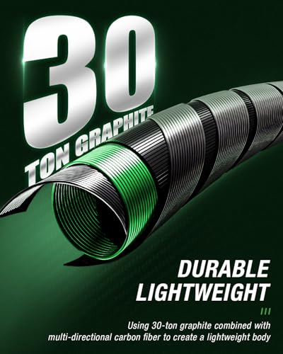 Ghosthorn Fishing Rod and Reel Combo Graphite Telescoping Fishing Pole Portable Travel Kit with Carrier Bag for Freshwater Saltwater - size: 6 ft, style: Full Kit With Carrier Case