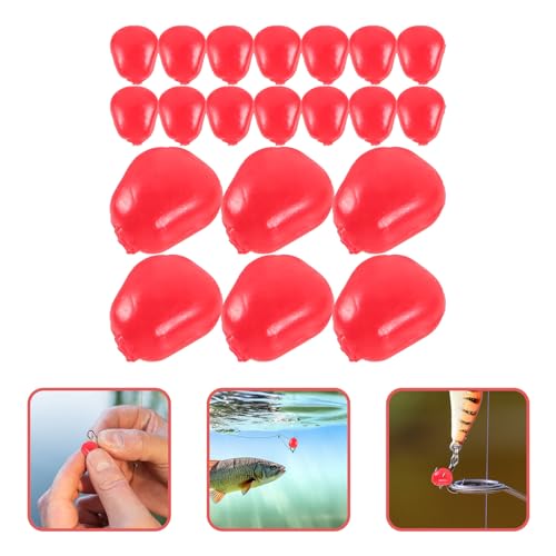 Cabilock 50pcs Sinking Artificial Corn Grain Fishing Lures with Scented Soft Baits Set for Freshwater and Saltwater Fishing