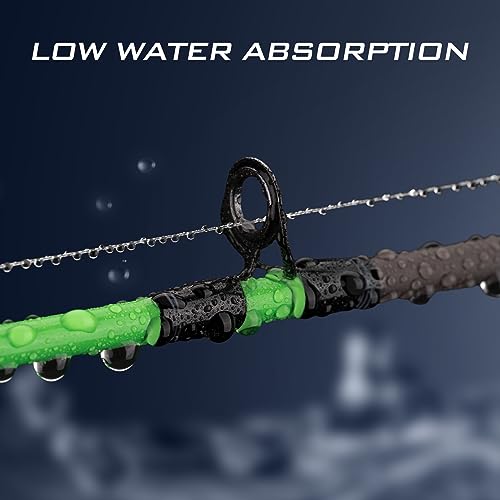 KastKing Kovert Blue Water 100% Fluorocarbon Fishing Leader Line for Heavy-Duty Saltwater & Deep-Sea Fishing, High Strength, Extreme Clarity, Ultra-Durable & Abrasion Resistance Fishing Line - size: 40 LB - 0.022"