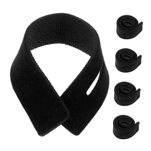 5pcs Adjustable Fishing Rod Straps Elastic Non-Slip Fishing Pole Bands Hook and Loop Closure for Secure Rod Fixing and Storage for Anglers and Outdoors
