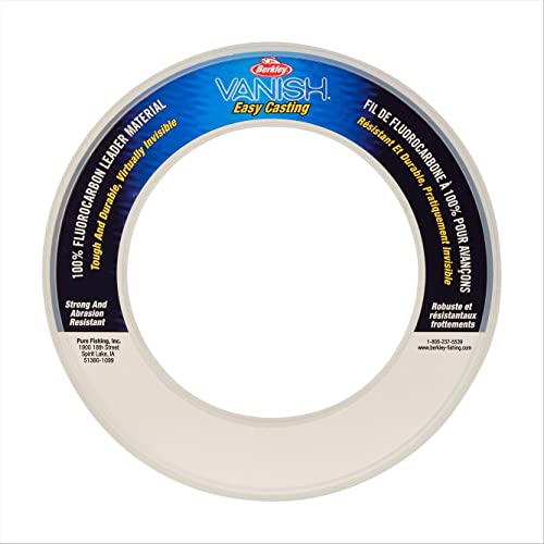 Berkley Vanish Fluorocarbon Fishing Line/Leader Material - color: Clear - Leader Coil, size: 30yd, style: 80 Pounds