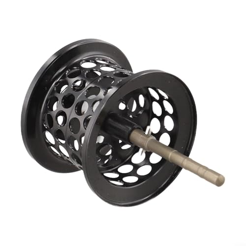 SV Floating Brake Bowl Spool for 24 Tatula 100 Reel, Lightweight Aluminum Alloy Part, Smooth Throwing Upgrade, 1.0 Line Capacity Bass - color: black