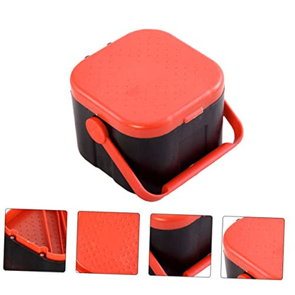 Storage Box for Live Bait Breathable Thickened Container Ventilated Lid for Fishing Tackle and Outdoor Use Lightweight and Portable Design for