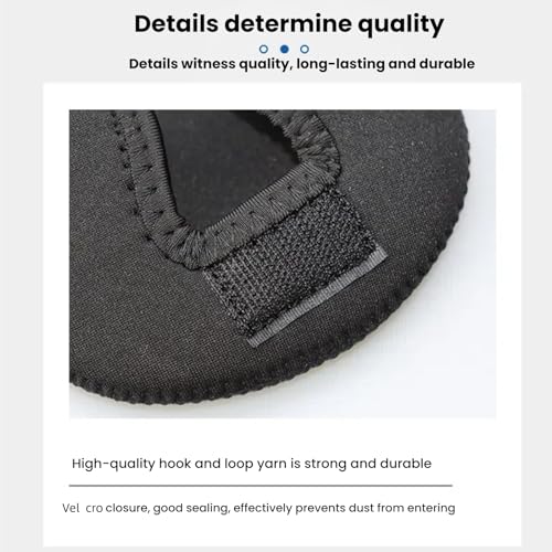 3 Pack Fishing Reel Cover Case, Neoprene Baitcasting Fishing Reel Protective Sleeve, Dust Proof Reels Storage Bag, Universal Fit