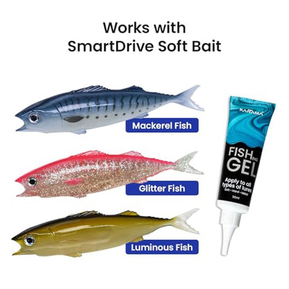 KANAMA Fishing Gel - Attractant Gel Fish Attractant UV-Enhanced Visibility, 30 ml Tube, Sight and Scent Activate The Bite, Freshwater & Saltwater
