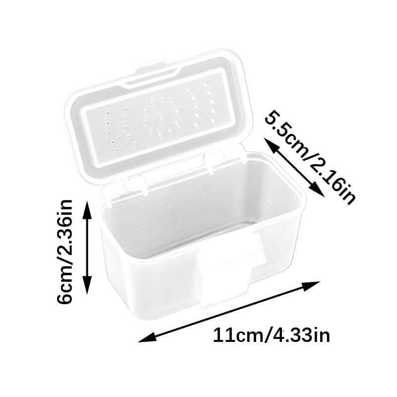Portable Hanging Waist Fishing Lure Box Breathable Fishing Live Baits Box Baits Holder Carrying Case Holder Portable Live Container Lure Case Container