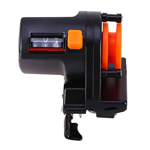 Fishing Line Counter, Fishing Line Depth Finder Line Counter Clip On Winder Spooler Portable Length Gauge Tackle Tool with Easy Read Display for Spooling Trolling Jigging Outdoor Enthusiasts 0 999M | Portable Clip-On Design, Easy Read Display, For Trollin