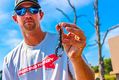 YUM Baits Co. Lures Chrsitie Craw Soft Plastic Bait Fishing Lure - Great for Flipping and Pitching and as a Jig Trailer, 3.5 Inch Length, 8 per Pack, Green Pumpkin/Purple Flake