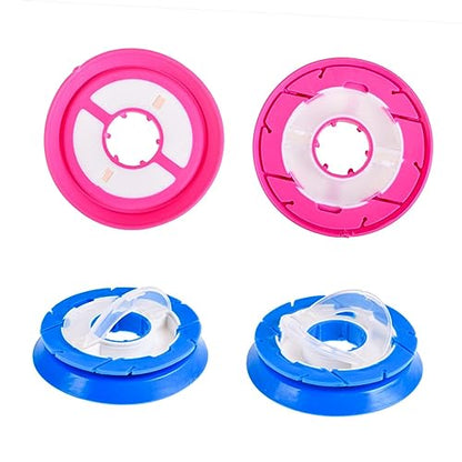 Hemoton 1 Pack Silicone Fishing Line Spools Holder with Storage Box Durable Fishing Line Reels for Tackle Accessories Material