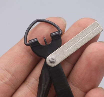 1Pc Fast Tie Nail Knotter Line Cutter Clipper Nipper Hook Fishing Tackle Gear Fishing Quick Knot Tool Sharpener Fly Tying Tool - color: red 1pc