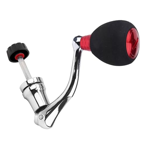 Reel Replacement Power Handle Metal Rocker Arm Grip for Spinning Fishing Reel (4000 5000 6000 Large Size) - color: Red, size: 4000 5000 6000 large size