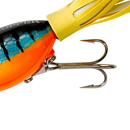Arbogast Hula Popper Topwater Bass Fishing Lure - color: Perch, size: 1 1/4 in, 3/16 oz
