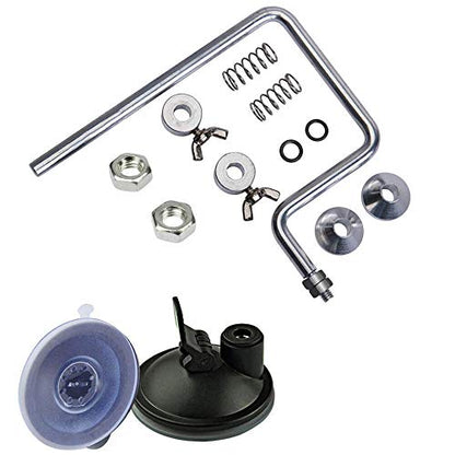Fishing Line Spooler Portable Fishing Reel Spooler Adjustable Stable Fishing Line Winder Spooler Machine with Clamp Suction Cup Base Spooling Station System for Spinning Casting Reels - color: Style C-With Suction Cup