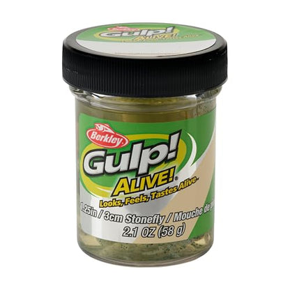 Berkley Gulp! Alive! Stonefly Fishing Soft Bait - color: Chive