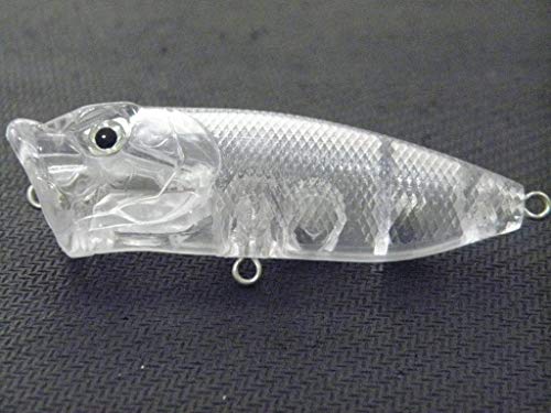 10 Blank Unpainted Minnow Crankbait Topwater Lipless Jerkbait Fishing Lures V3 - color: UPT605P10