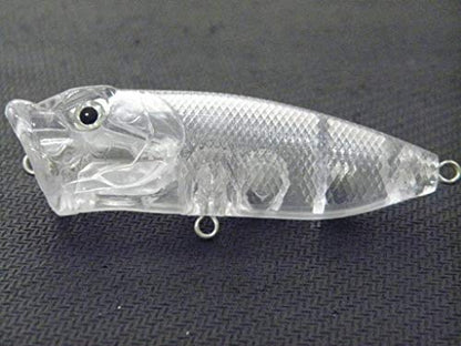 10 Blank Unpainted Minnow Crankbait Topwater Lipless Jerkbait Fishing Lures V3 - color: UPT605P10