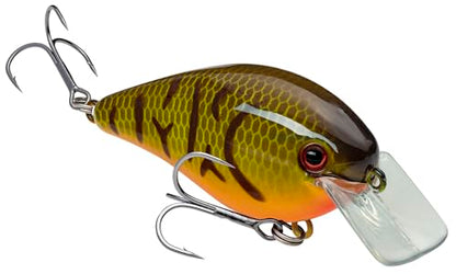 Strike King KVD 1.5 Hard Knock Fishing Lure, 3/8 oz, 3D Lifelike Eyes - color: Orange Belly Craw, size: 3/8oz