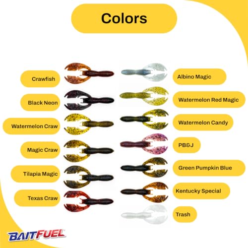 BAITFUEL Baby PACA Craw - color: Black