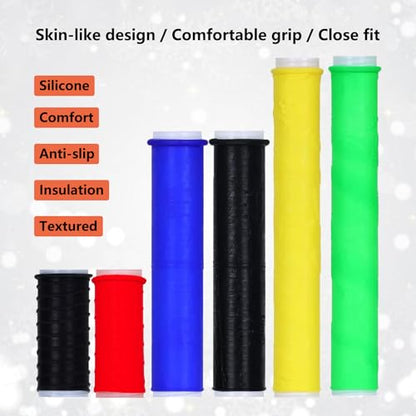 Cold Shrink Handle Wrap, 4.7/6.7/9.4in Cold Shrink Handle Cover Tube,Insulation Non-Slip Waterproof to Fishing Rods, Rackets and Hand Tools - color: Red, size: 35cm/13.78in
