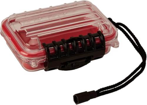 Plano Guide Series 3400 Style Polycarbonate Field Box Red/Clear, One Size (Pack of 6) - size: One Size (Pack of 6)