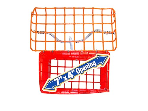 Heavy-Duty Fishing Chum Box – 12” x 7” x 4” PVC Coated Wire Chum Cage – Fits Standard Frozen Chum Blocks