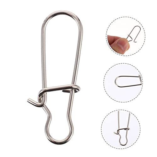 Fishing Buckle Sea Fishing Swivels Catfishing Holder Quick Feeder Fishing Bait Fishing Gadgets Sea - size: 3.5x0.9 cm