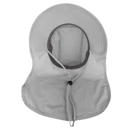 Connectyle UPF 50+ Sun Hat with Neck Flap Wide Brim Bucket Hats Breathable Fishing Hiking Gardening Safari Hat for Men Women