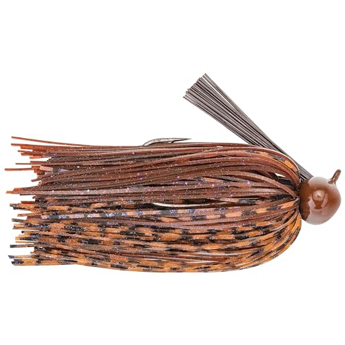 Strike King Tour Grade Football Jig Bait - color: Peanut Butter & Jelly, size: 0.375 ounce