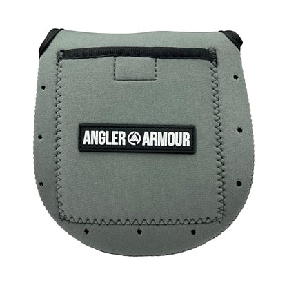 Angler Armour Spinning Reel Cover, Fishing Reel Cover, Neoprene Reel Cover, Spinning Reel Sleeve, Spinning Reel Case, Spinning Reel Protective Sleeve, Fits 1000, 2000, 3000, 3500 Reels (Titanium Gray) - color: Titanium Gray