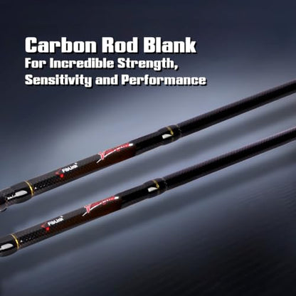 Fiblink Fly Fishing Rod 4 Piece Travel Fly Rod with Fishing Case,Carbon Blank Moderate Fast Action,7'6" 3/4wt to 10' 9/10wt Fishing Pole for Streams,Rivers,Lakes - size: Size:9'-5/6WT-4sec-M.F